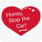 Honey, Stop the Car! Corrugated Heart Sign