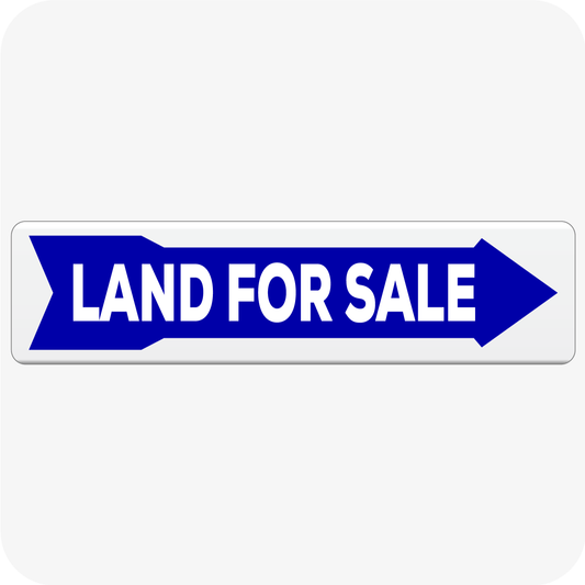 Land For Sale w/ Arrow 6 x 24 Corrugated Rider - Blue