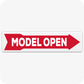 Model Open 6 x 24 Corrugated Rider - Red