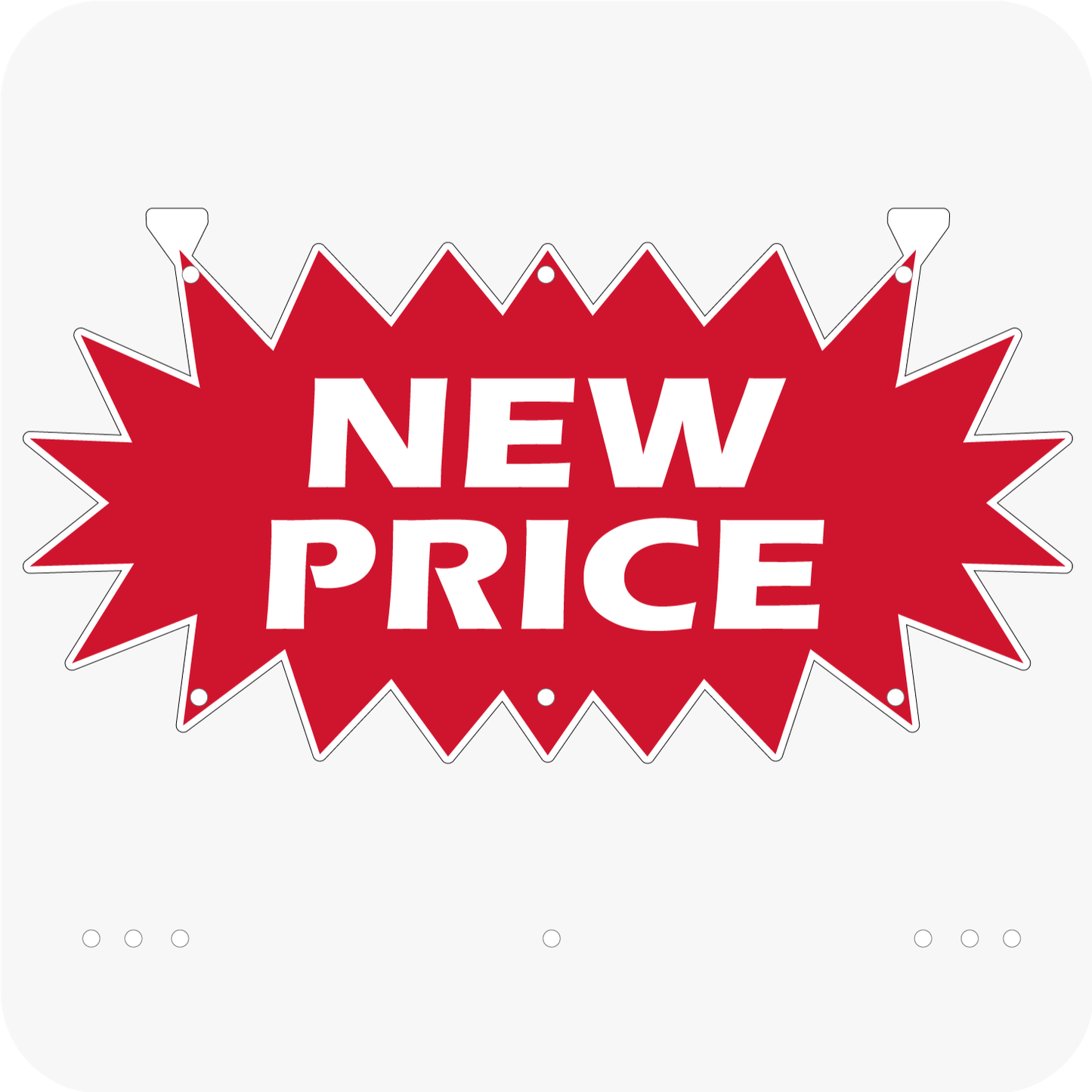 New Price 12 x 24 Corrugated Star Rider - Red