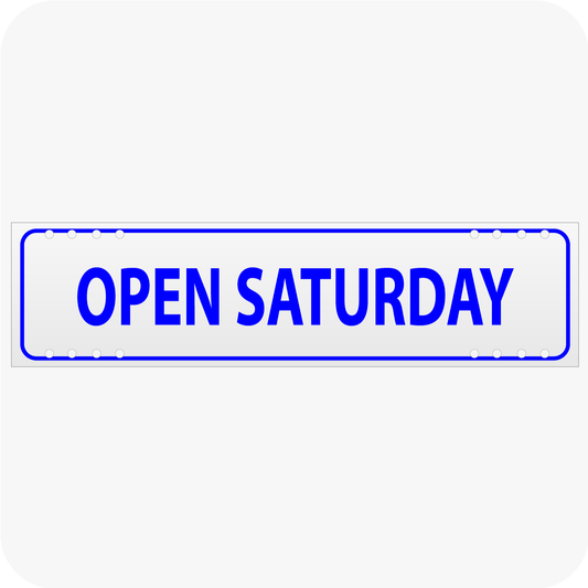 Open Saturday 6 x 24 Corrugated Rider - Blue