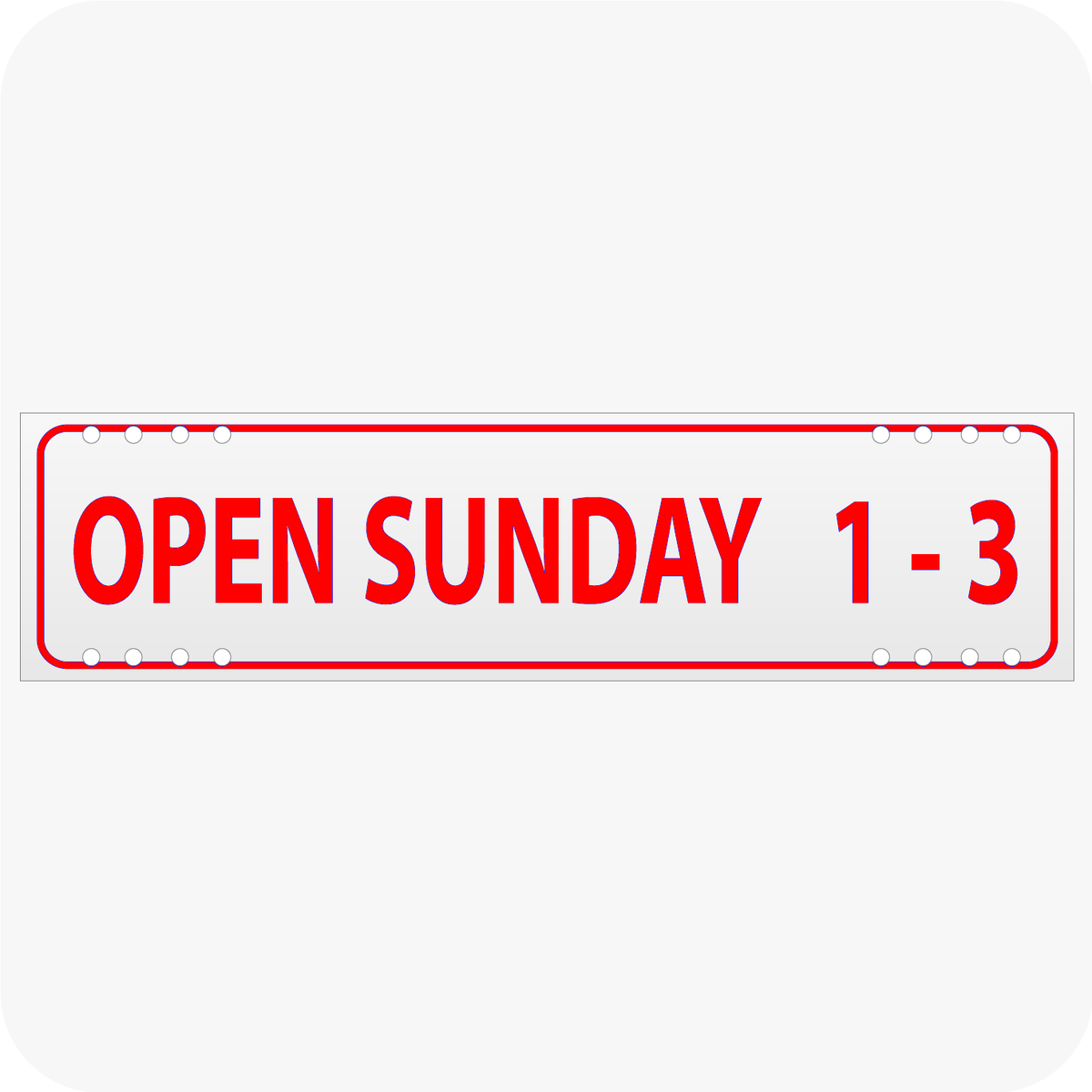 Buy Open Sunday 1 - 3 6 x 24 Corrugated Rider - Red