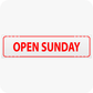 Open Sunday 6 x 24 Corrugated Rider - Red