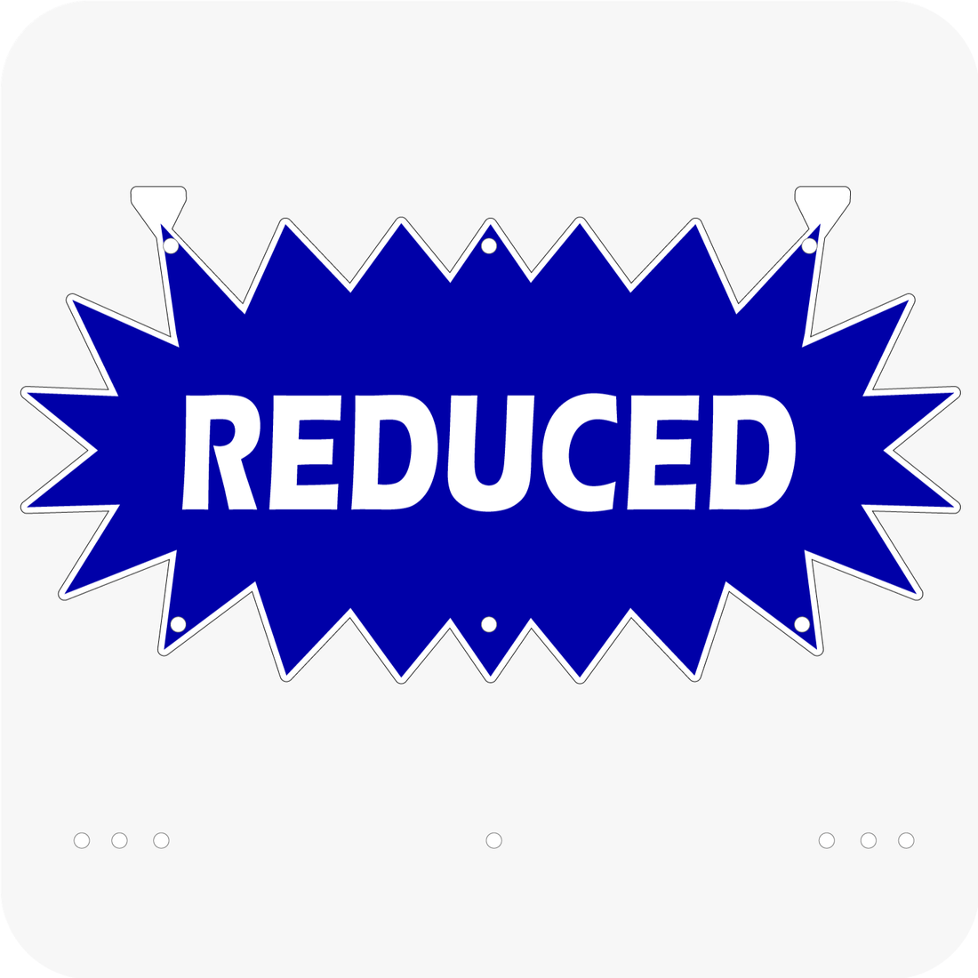 Buy Reduced 12 x 24 Corrugated Star Rider - Blue – planetsignshop.com