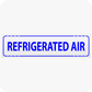 Refrigerated Air 6 x 24 Corrugated Rider - Blue