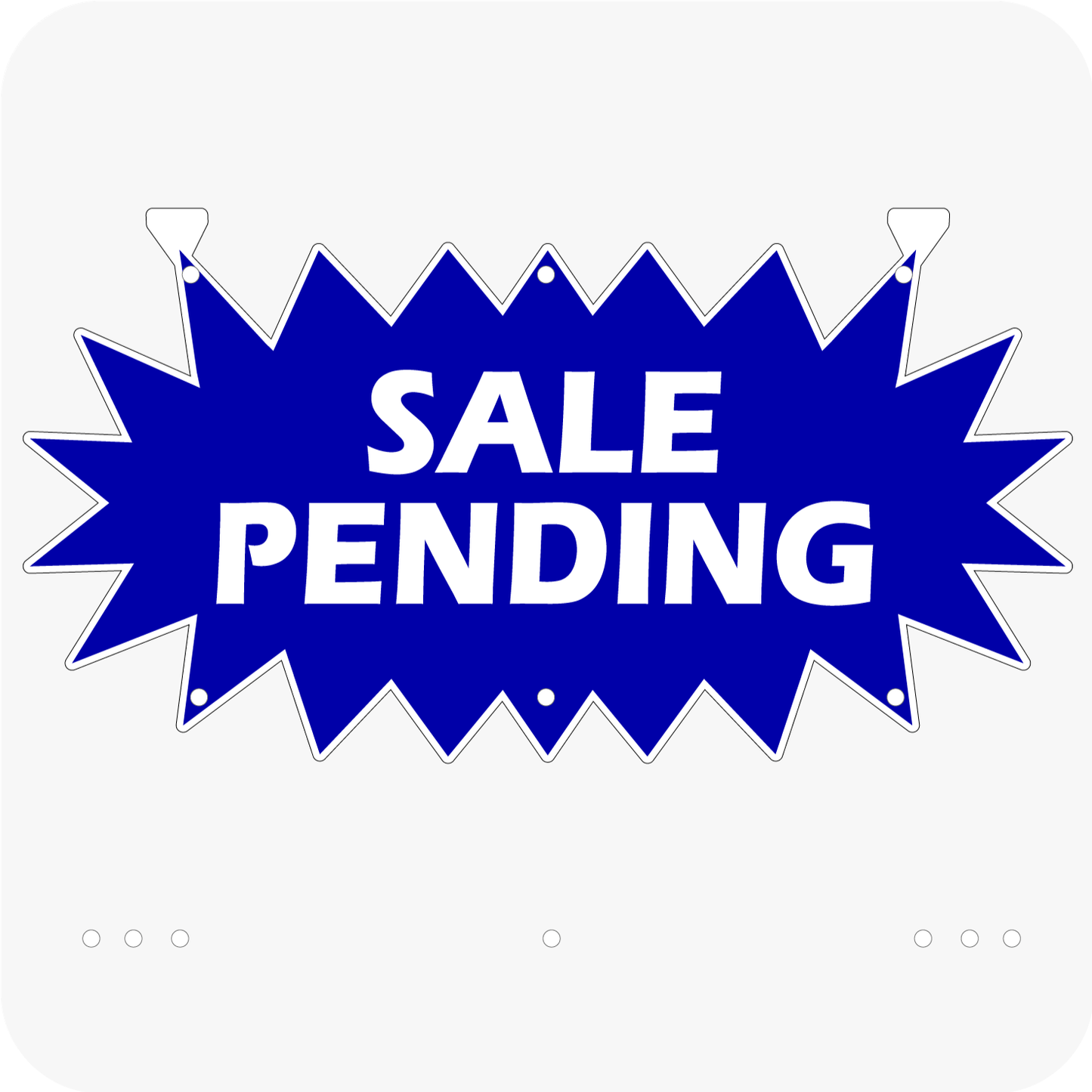 Sale Pending 12 x 24 Corrugated Star Rider - Blue