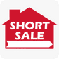 Short Sale - House Shaped Sign 18 x 24 - Red
