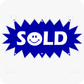 Smiley Sold 12 x 24 Corrugated Star Rider - Blue