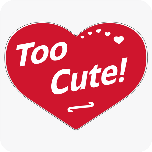 Too Cute! Corrugated Heart Sign 24 x 18