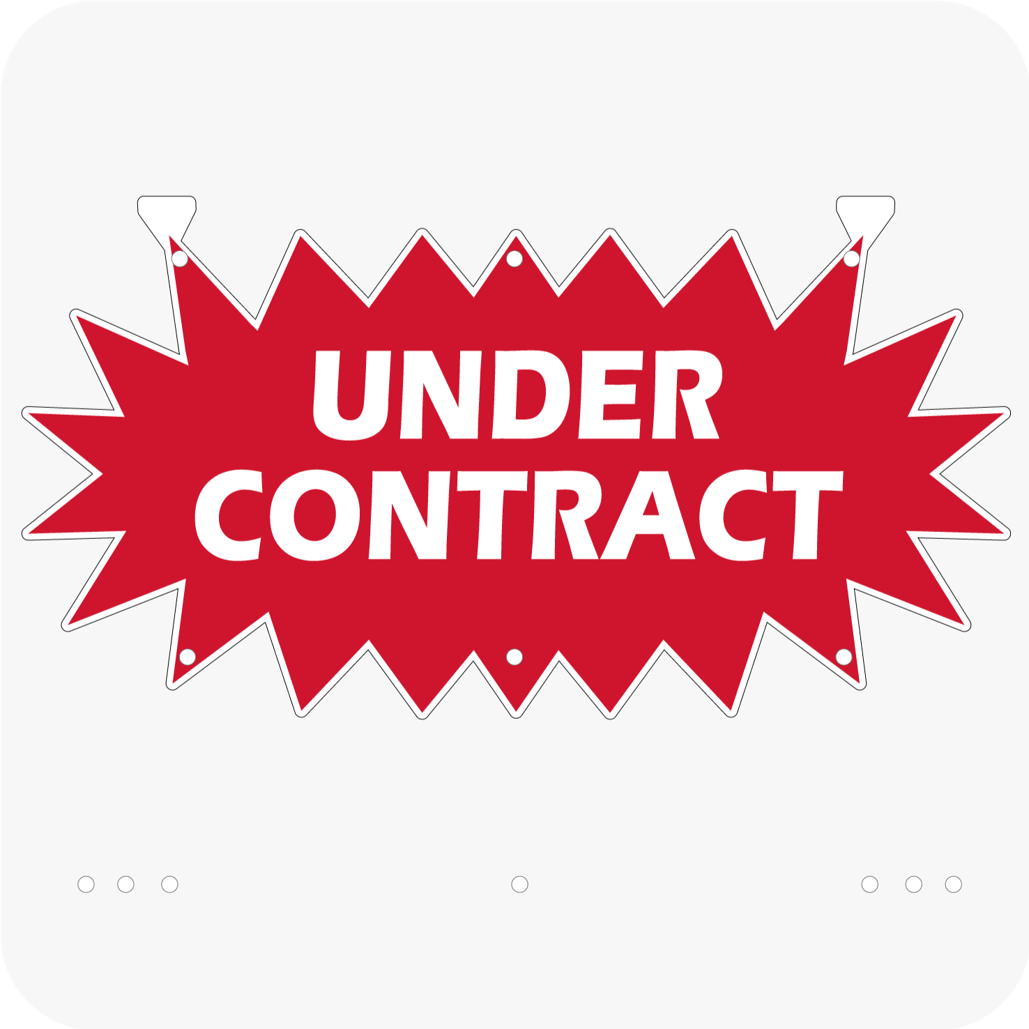 Under Contract Rider All Sign Riders – planetsignshop.com